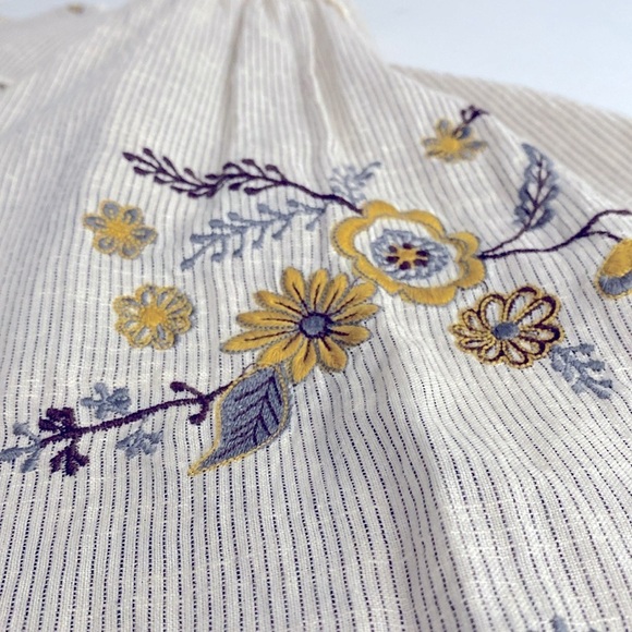 LAYERZ CLOTHING | Wander Boho Cream Embroidered Lagenlook Midi Dress 100% Cotton - Picture 14 of 14